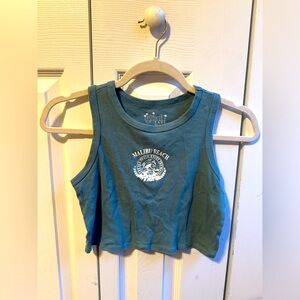 Copper’s Closet Grayish Blue Cropped Tank